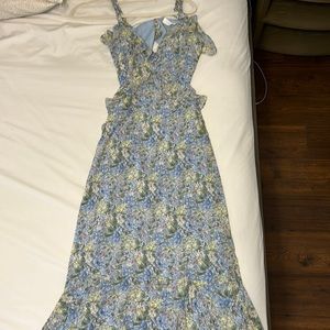 Astr the label blue flower dress